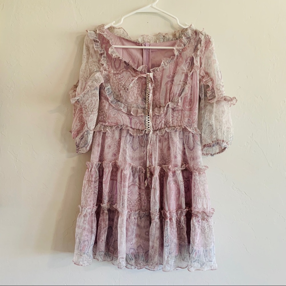 pretty purple/pink mini dress